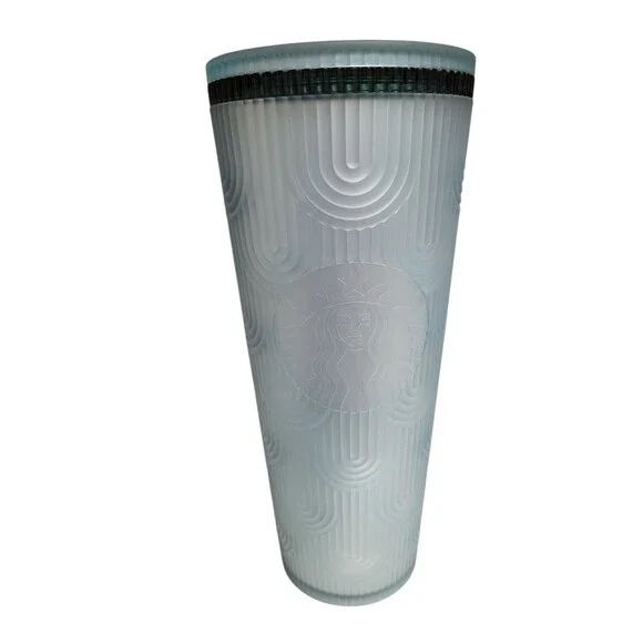 Lot of 5 Starbucks 24 Oz Tumblers No Straws 2024 2023 2022 Mermaid Holiday Drinkware